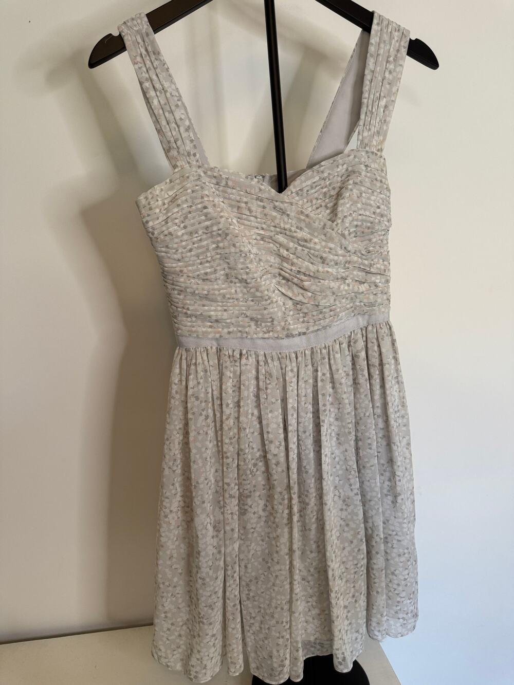 Women's AX Armani Exchange Gauzy Grey Mini Dress Size 4